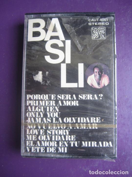 Casetes antiguos: BASILIO - CASETE CAUDAL PRECINTADA - EXITOS POP SOUL 70S - Foto 1