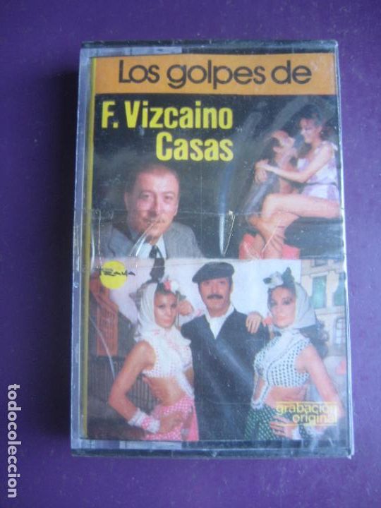 Casetes antiguos: LOS GOLPES DE FERNANDO VIZCAINO CASAS - CASETE TRAMA MARFER PRECINTADO - CHISTES HUMOR BIZARRO FREAK