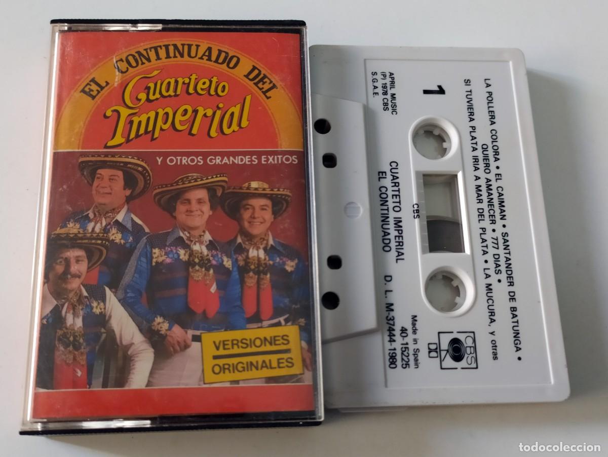 Casetes antiguos: CASSETTE EL CONTINUADO DEL CUARTETO IMPERIAL - Foto 1