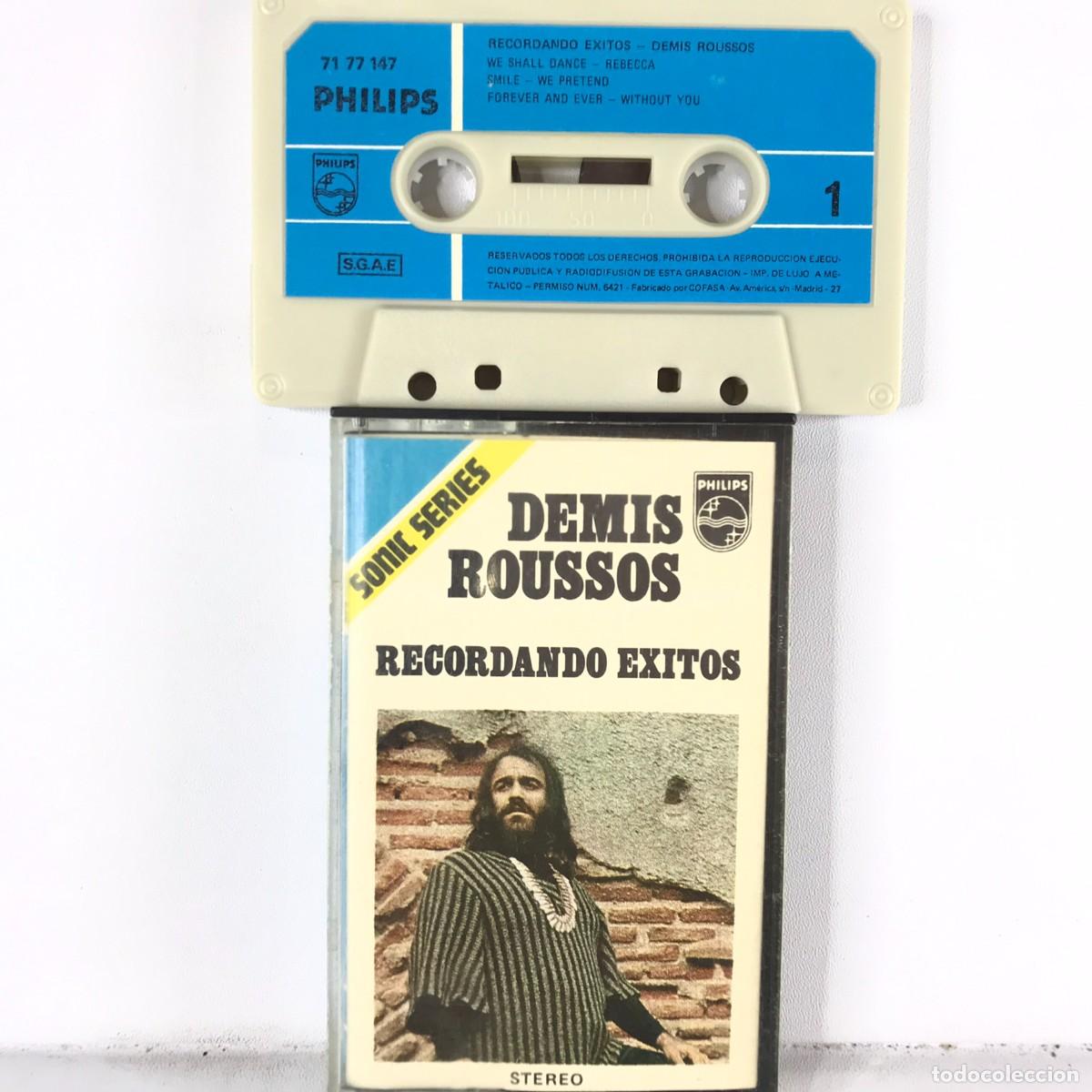 Casetes antiguos: Demis Roussos ● Recordando &Eacute;xitos ● Cassette, Compilation - Foto 1