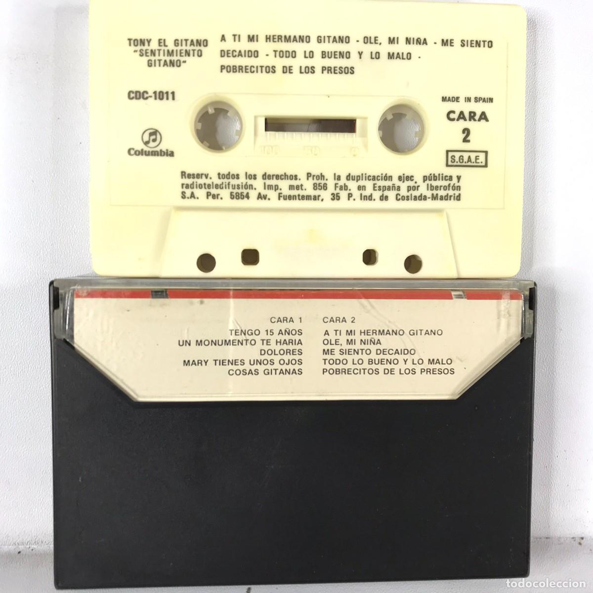 Casetes antiguos: Tony &rdquo;El Gitano&rdquo; ● Grandes &Eacute;xitos ● Cassette, Compilation - Foto 2