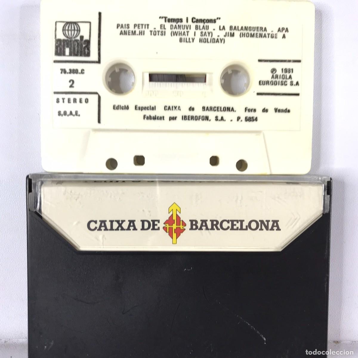 Casetes antiguos: Various ● Temps I Can&ccedil;ons 1976-1981 ● Cassette, Compilation - Foto 2