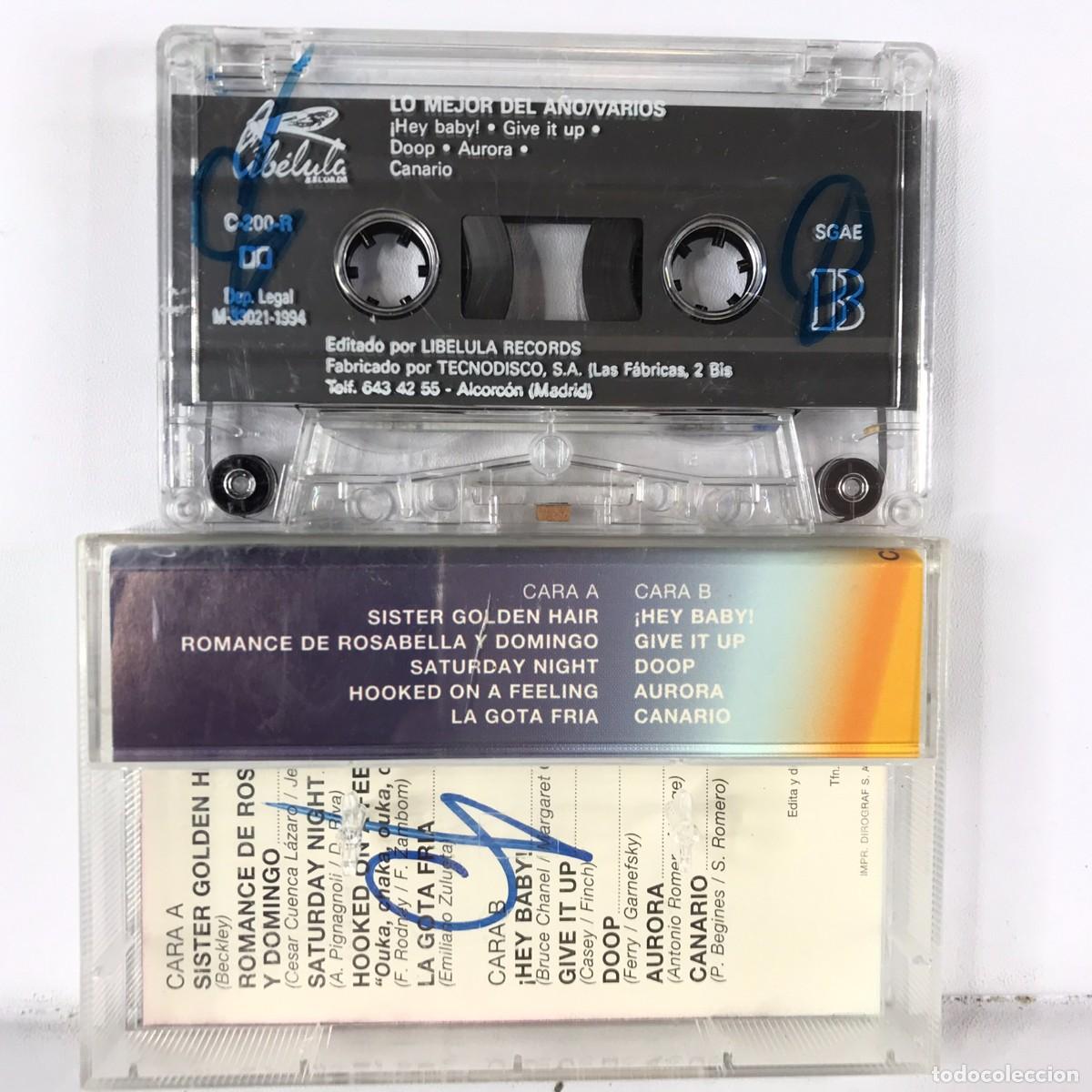Casetes antiguos: Various ● Lo Mejor del A&ntilde;o ● Cassette, Compilation - Foto 2
