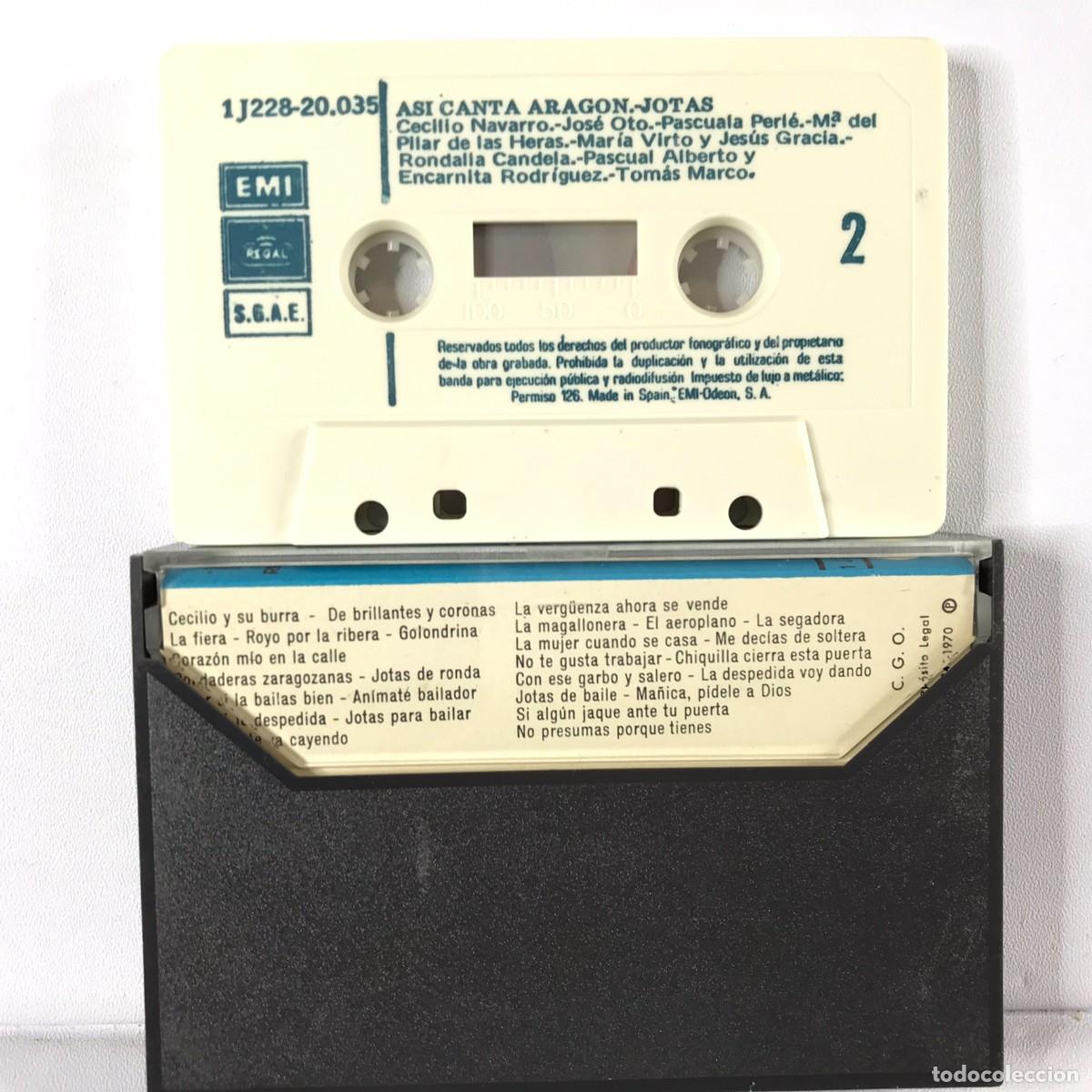 Casetes antiguos: Various ● As&iacute; Canta Arag&oacute;n ● Cassette, Compilation, Reissue - Foto 2