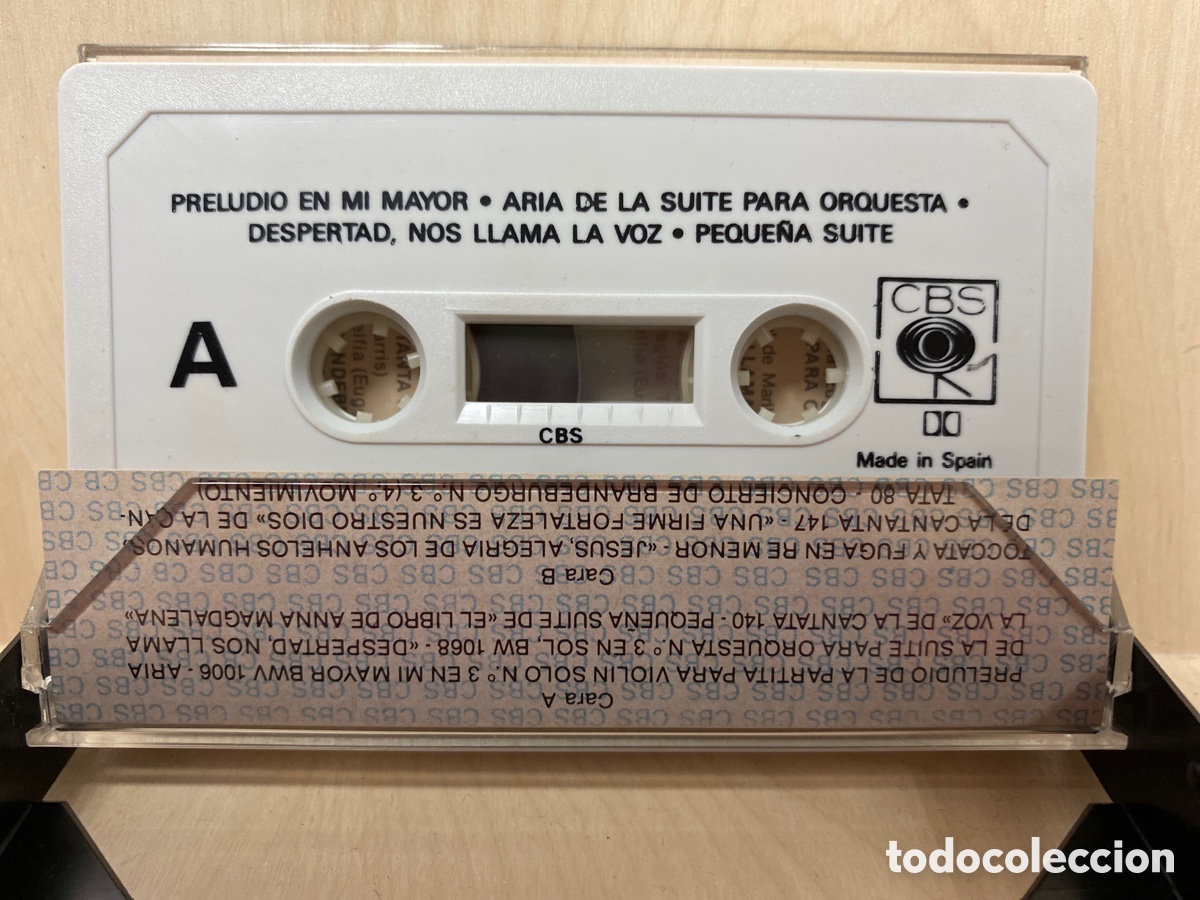 Casetes antiguos: Bach - Greatest Hits Volumen 1 (Cass, Comp) - Foto 2