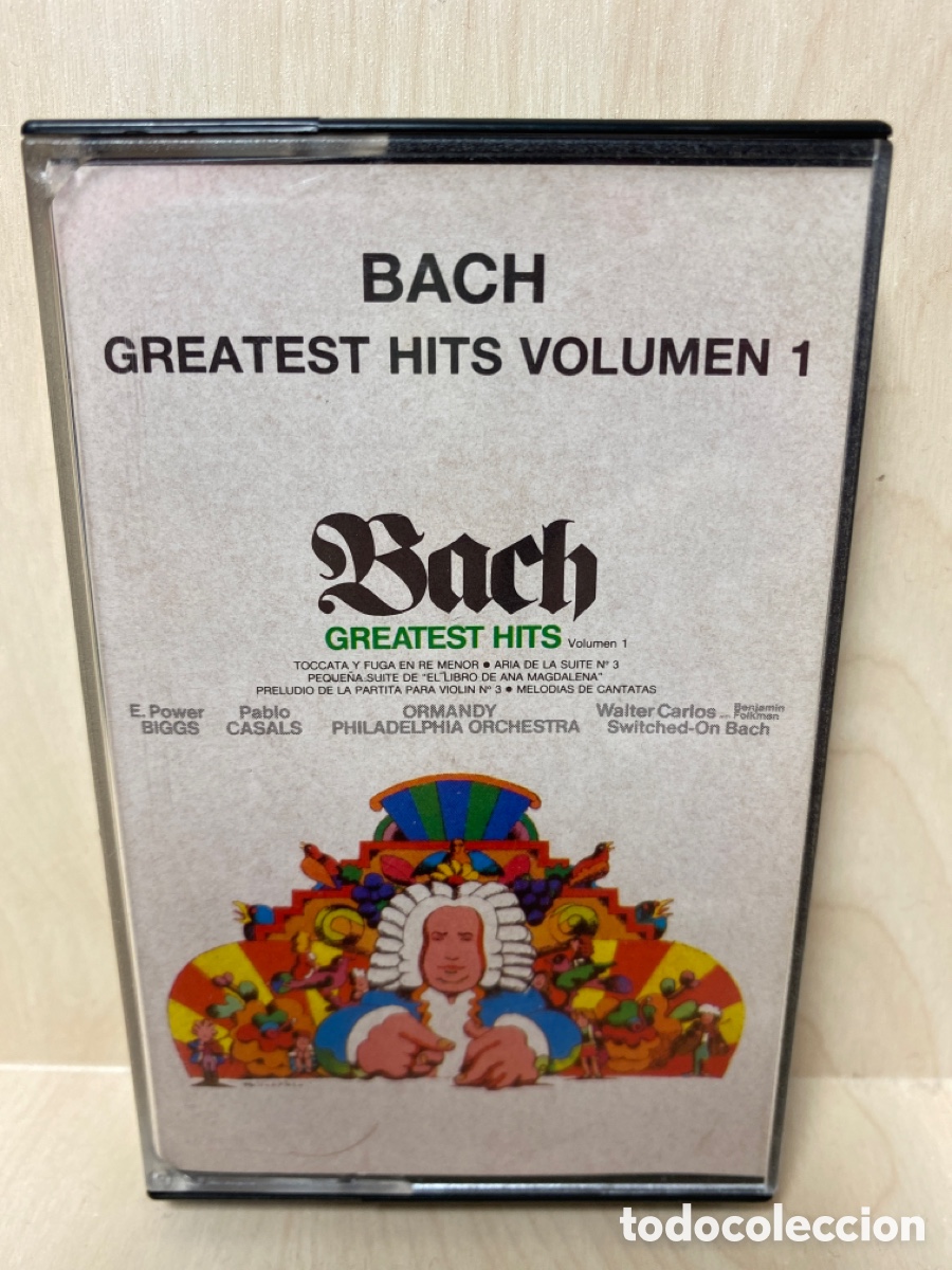 Casetes antiguos: Bach - Greatest Hits Volumen 1 (Cass, Comp) - Foto 1