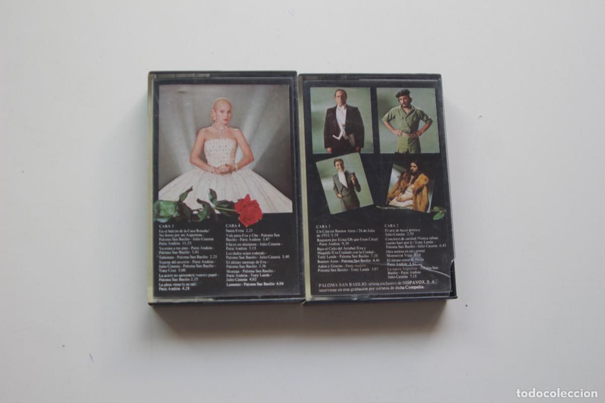 Casetes antiguos: EVITA VERSI&Oacute;N ORIGINAL EN ESPA&Ntilde;OL 2 CASETES - Foto 1