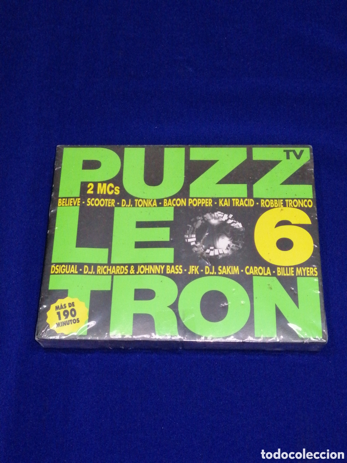 Casetes antiguos: PUZZLETRON 6 PACK SIN ABRIR - Foto 1
