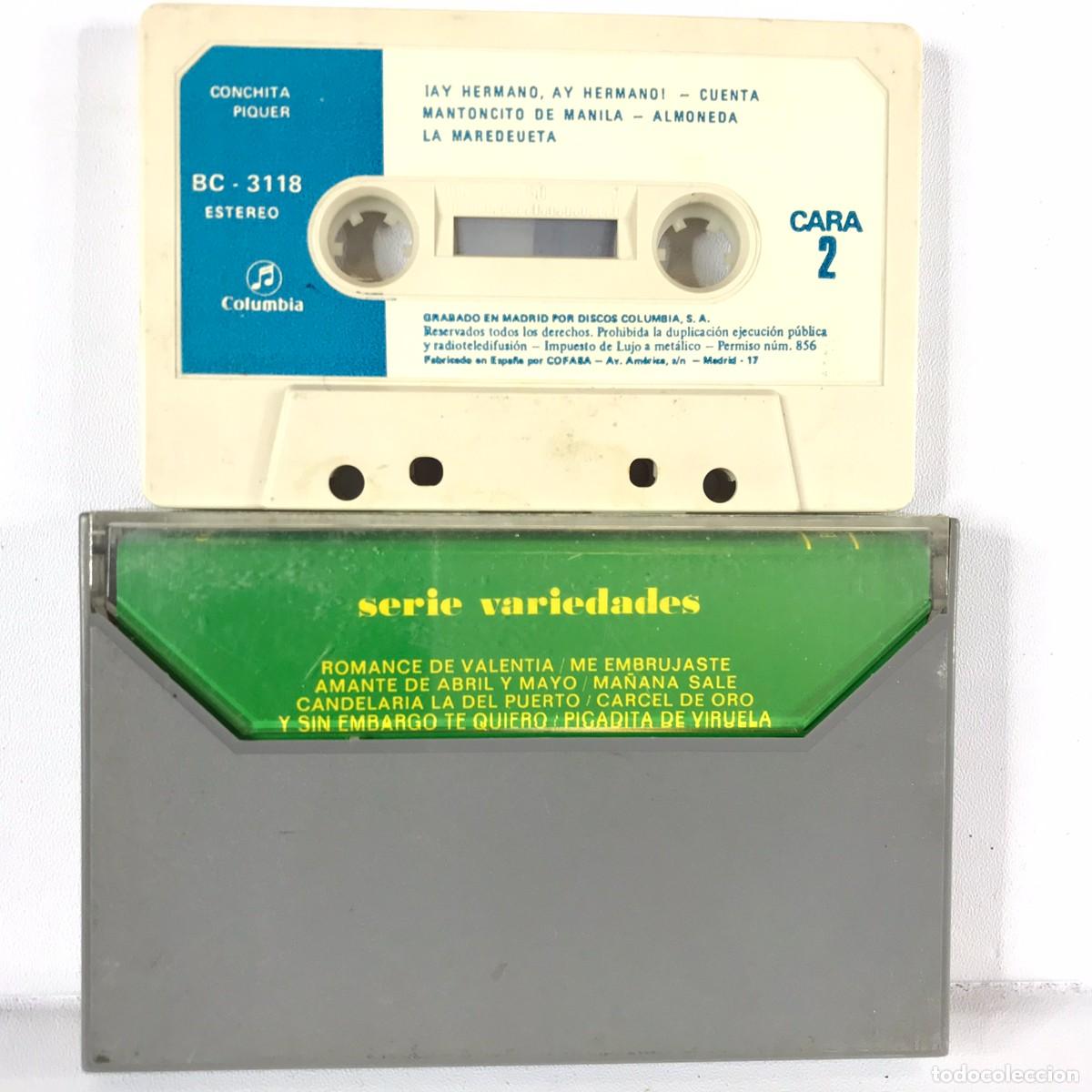 Casetes antiguos: Conchita Piquer ● Grandes &Eacute;xitos ● Cassette - Compilation - Foto 2