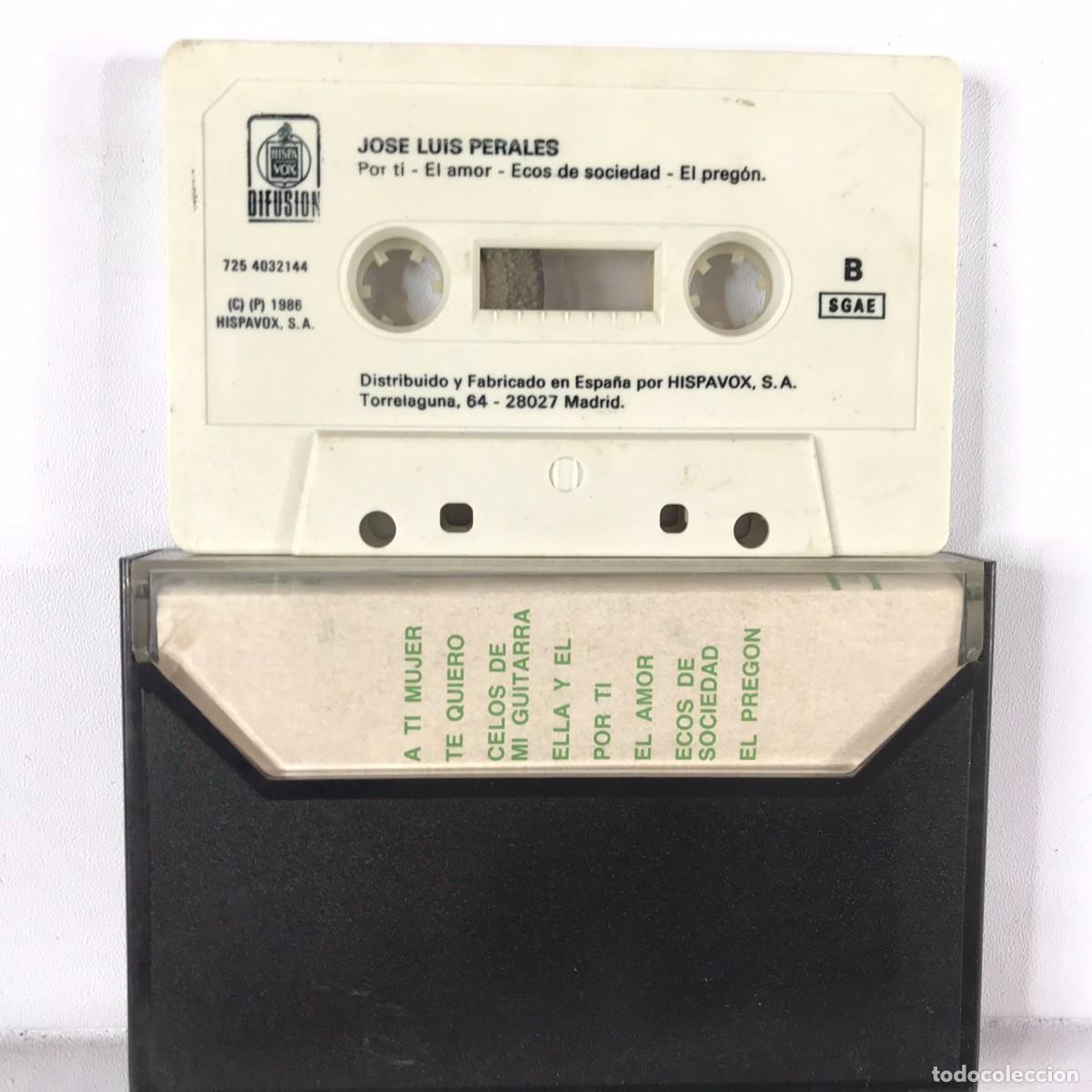 Casetes antiguos: Jos&eacute; Luis Perales ● Grandes &Eacute;xitos ● Cassette, Compilation - Foto 2
