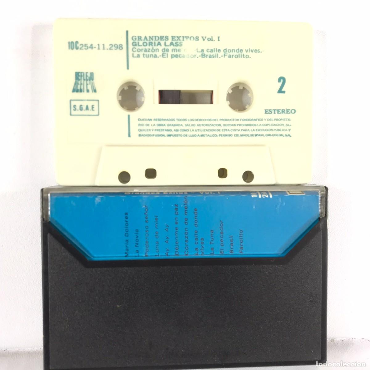 Casetes antiguos: Gloria Lasso ● Grandes &Eacute;xitos ● Cassette, Compilation - Foto 2