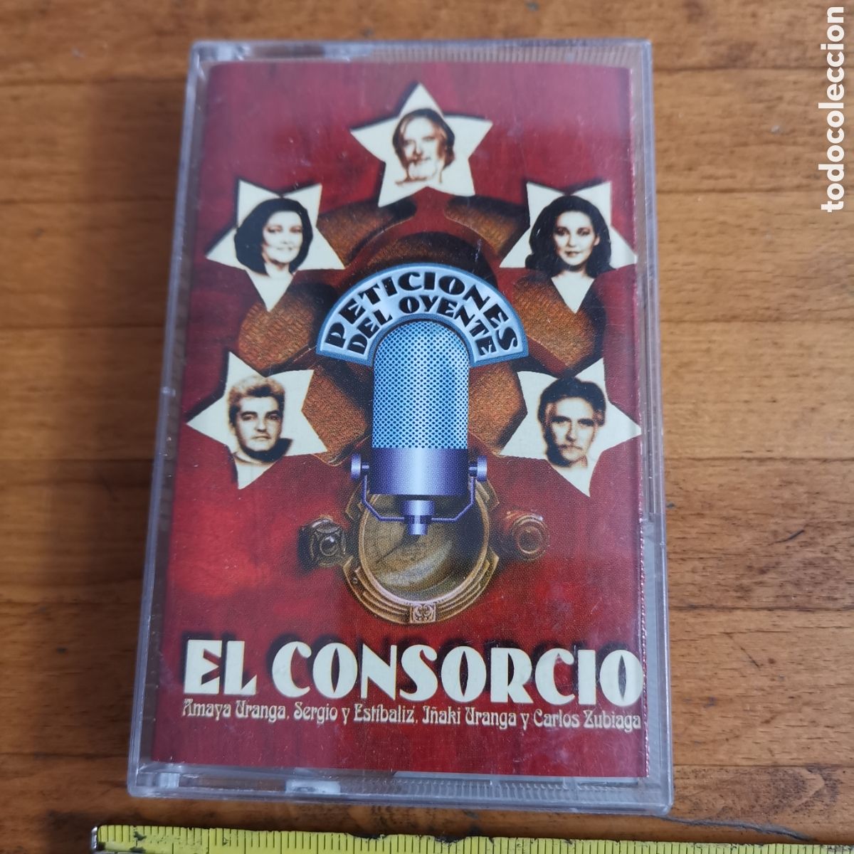 Casetes antiguos: Cinta de casete El Consorcio de 1988.