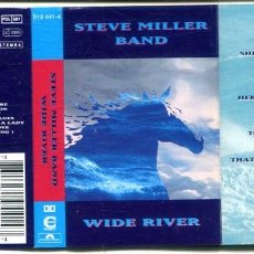 Casetes antiguos: STEVE MILLER BAND / WIDE RIVER (CASETE POLYDOR 1993). Lote 386902414