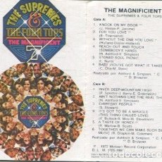 Casetes antiguos: THE SUPREMES & THE FOUR TOPS / 7 (CASETE MOTOWN 1972). Lote 387029809