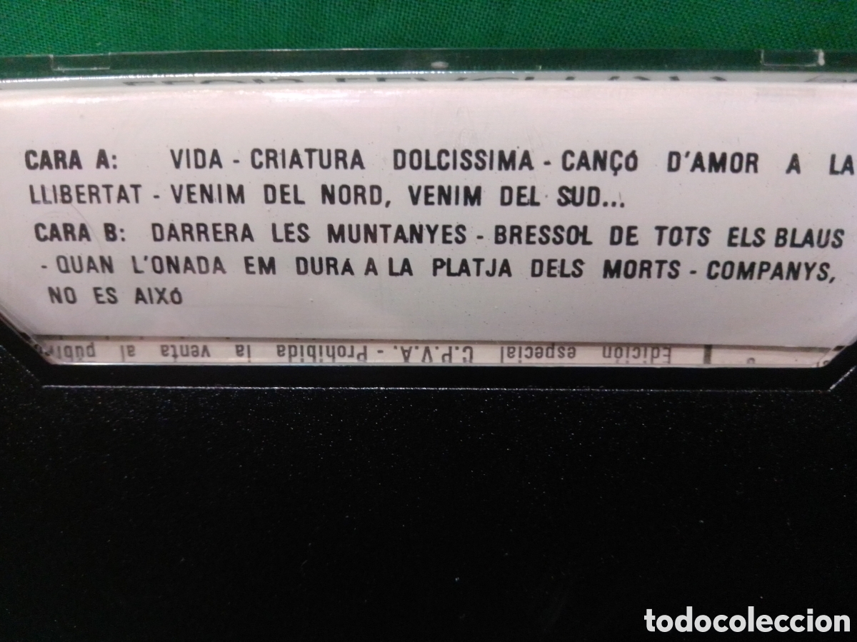 Casetes antiguos: CINTA CASETE- LLUIS LLACH - Foto 2
