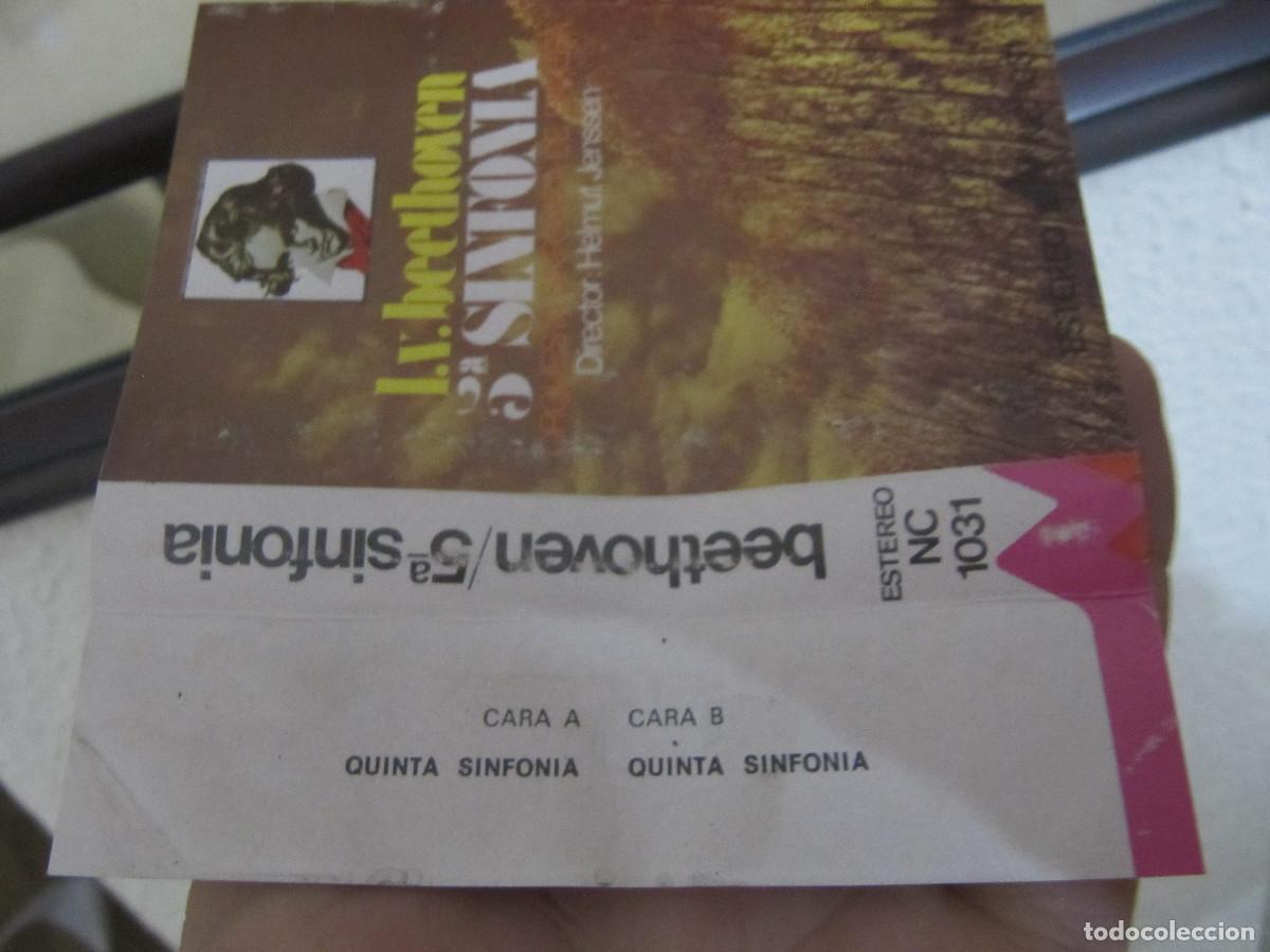 Casetes antiguos: BEETHOVEN 5a SINFONIA cassette raro - Foto 7