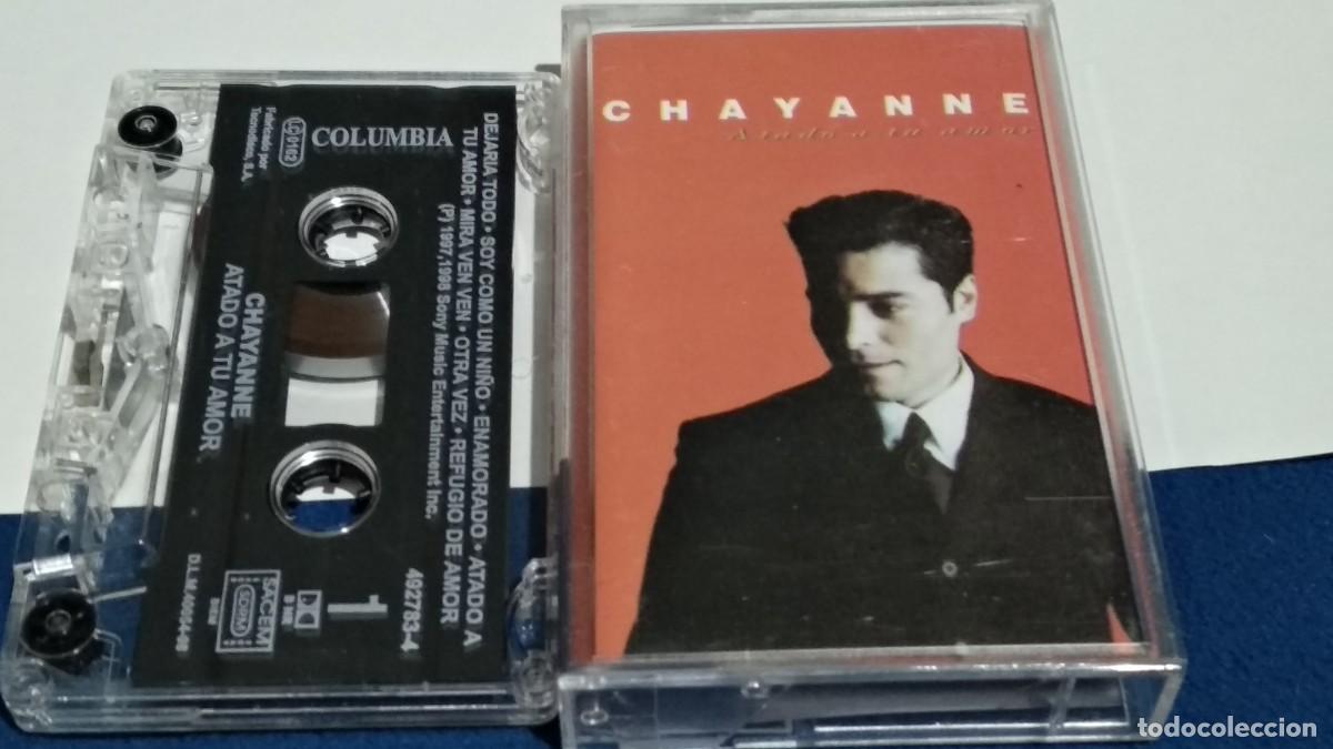 Casetes antiguos: CHAYANNE - ATADO A TU AMOR - SALOME - 1998 COLUMBIA - CASETE CINTA CASSETTE MUY POCO USO