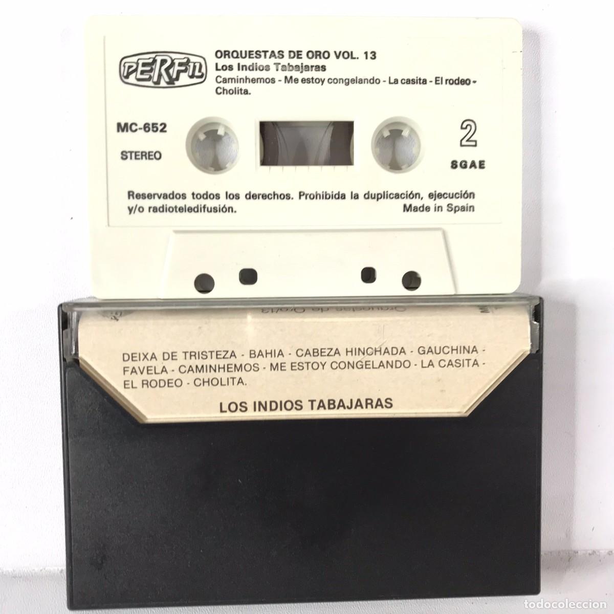 Casetes antiguos: Orquestas De Oro ● Los Indios Tabajaras ● Cassette Album - Foto 2