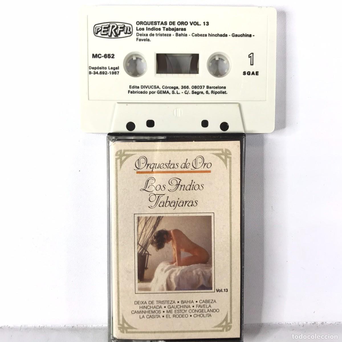 Casetes antiguos: Orquestas De Oro ● Los Indios Tabajaras ● Cassette Album - Foto 1
