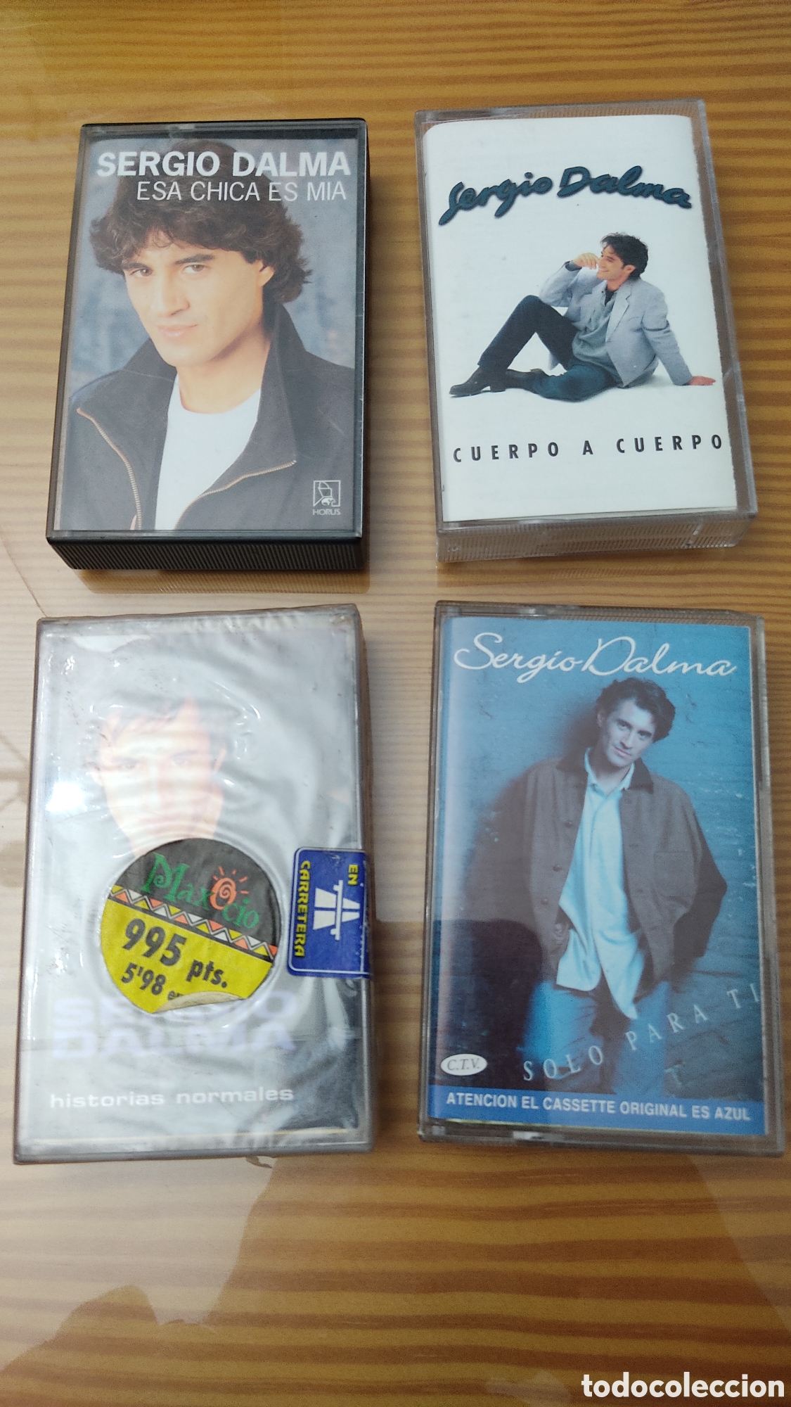 Casetes antiguos: Lote de 4 cassettes de Sergio Dalma,uno precintado - Foto 1
