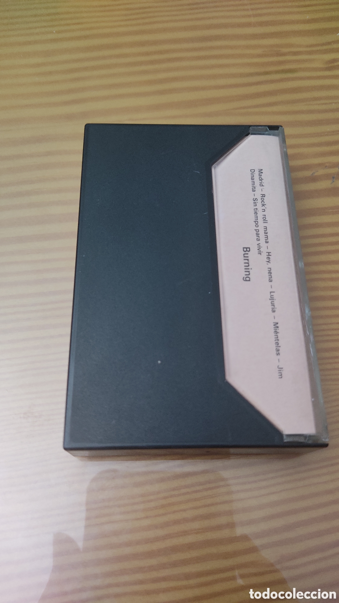 Casetes antiguos: Cinta de cassette de Burning ,&rdquo; Madrid &rdquo; ,edici&oacute;n de 1985 - Foto 2