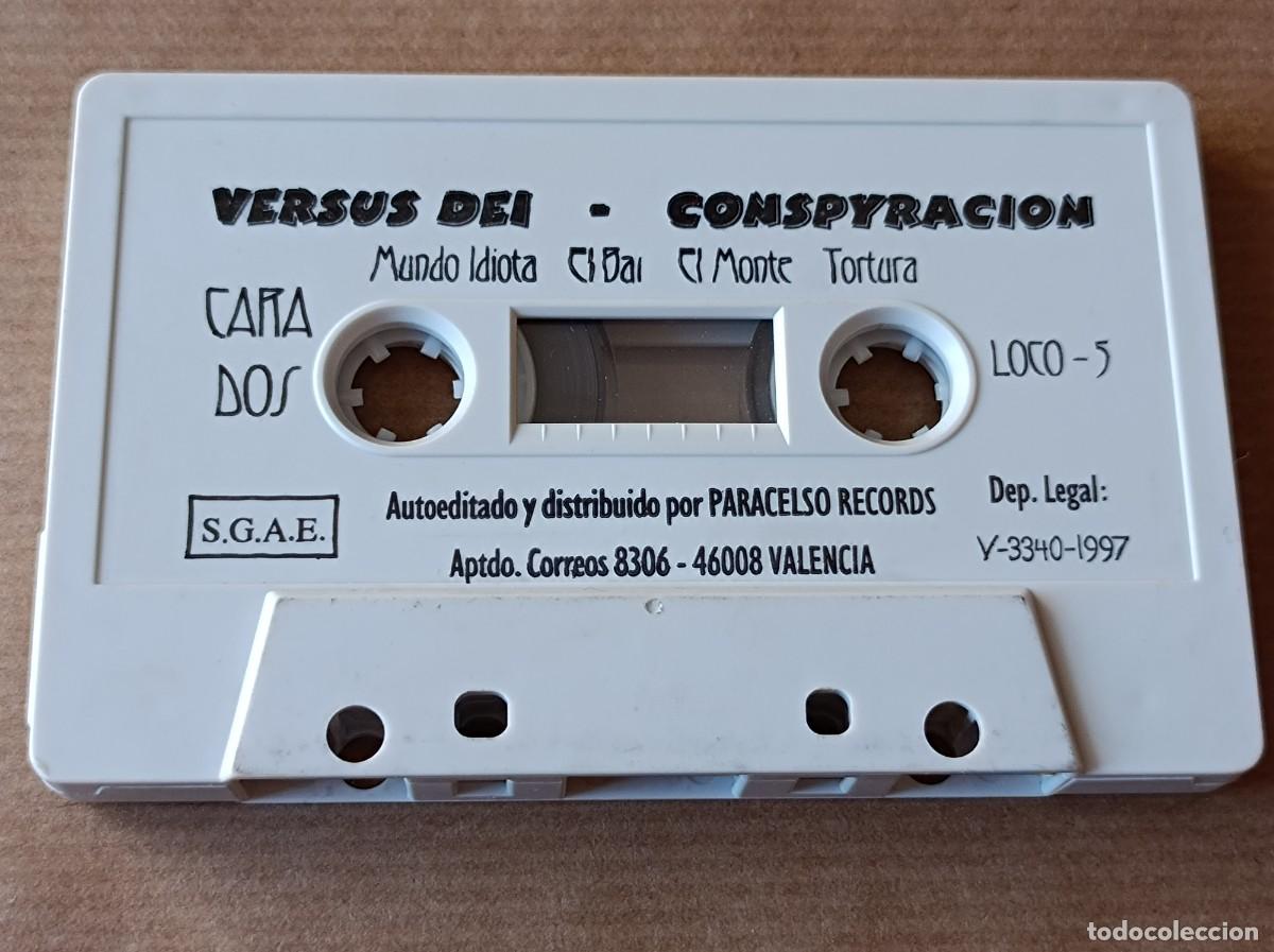 Casetes antiguos: CINTA DE CASETTE VERSUS DEI - CONSPYRACI&Oacute;N - Foto 3