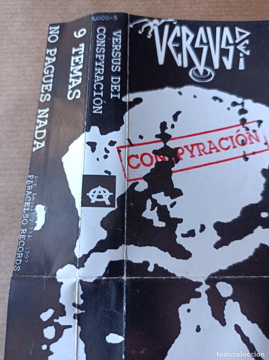 Casetes antiguos: CINTA DE CASETTE VERSUS DEI - CONSPYRACI&Oacute;N - Foto 5