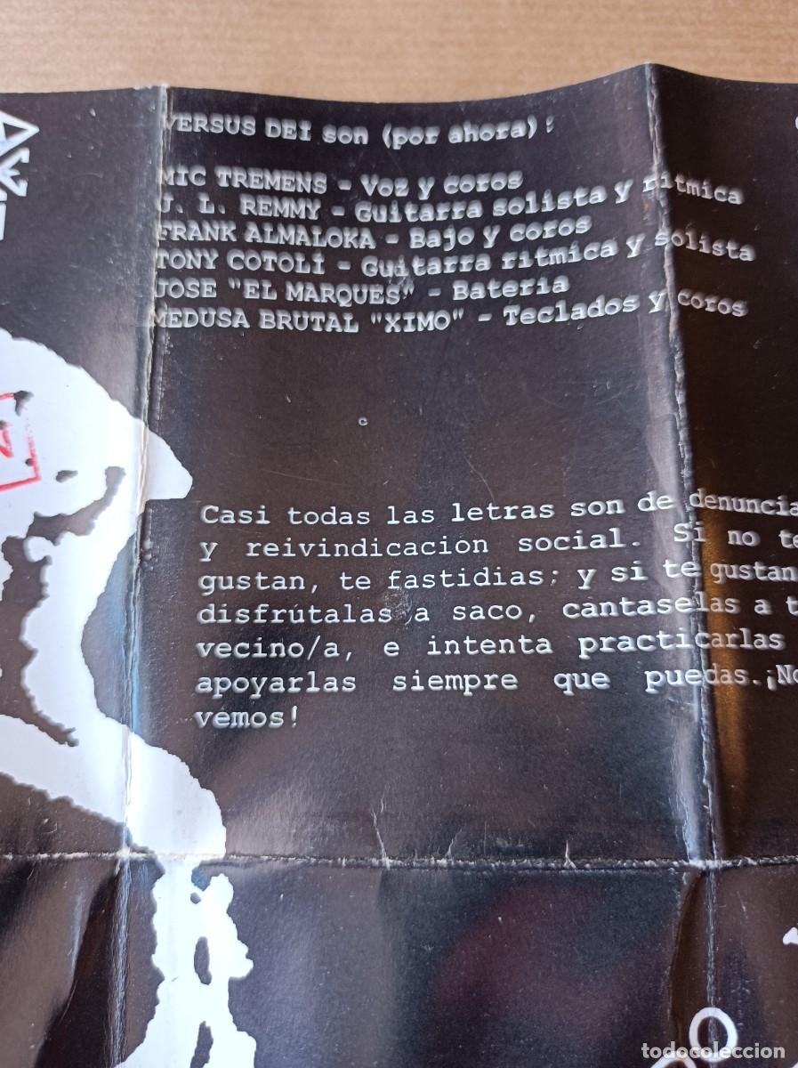 Casetes antiguos: CINTA DE CASETTE VERSUS DEI - CONSPYRACI&Oacute;N - Foto 6