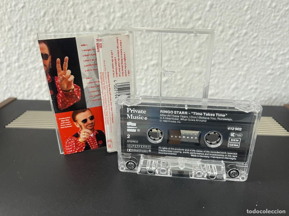 Casetes antiguos: Ringo Starr - Time Takes Time cassete - Foto 2