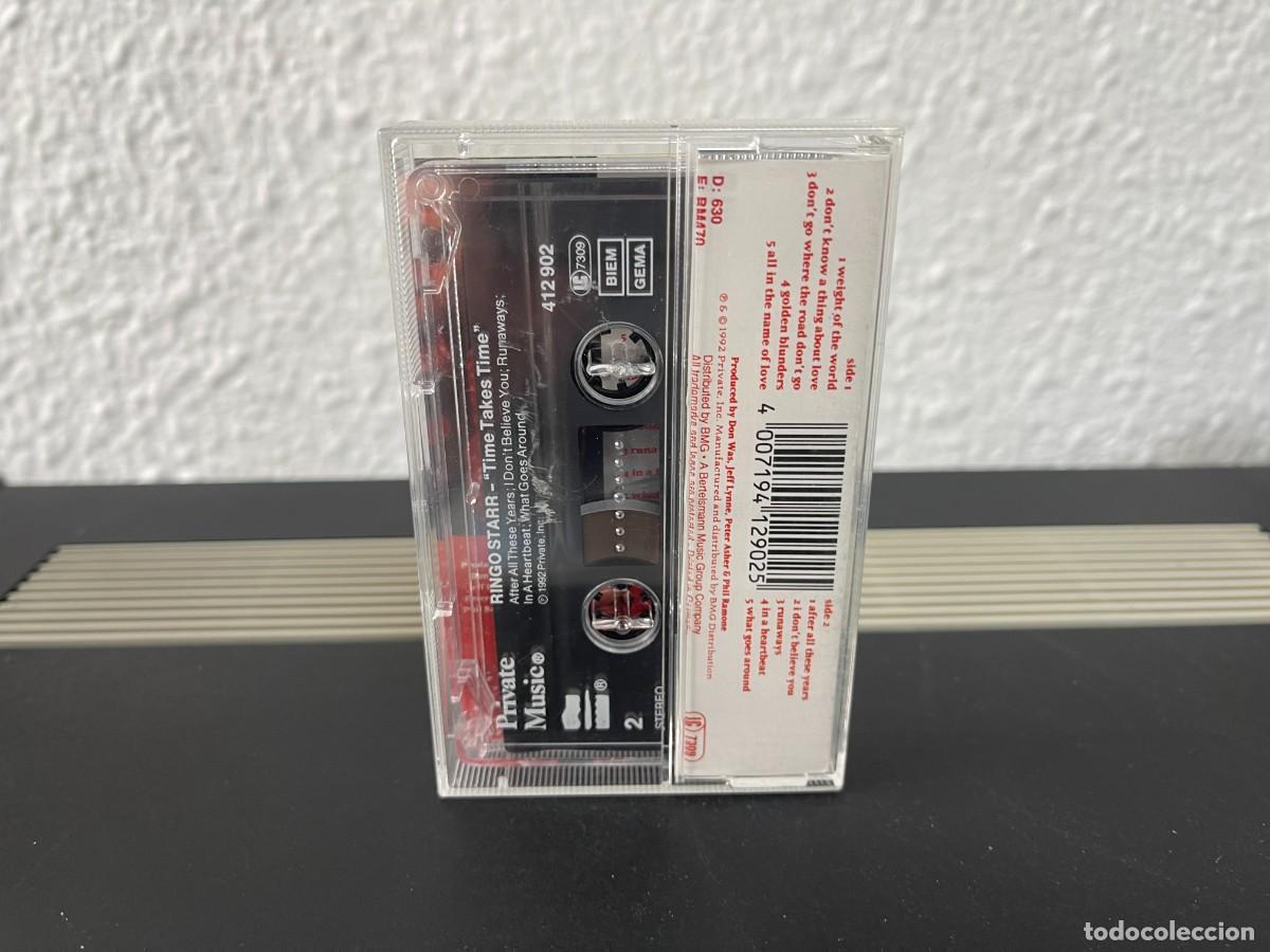 Casetes antiguos: Ringo Starr - Time Takes Time cassete - Foto 3