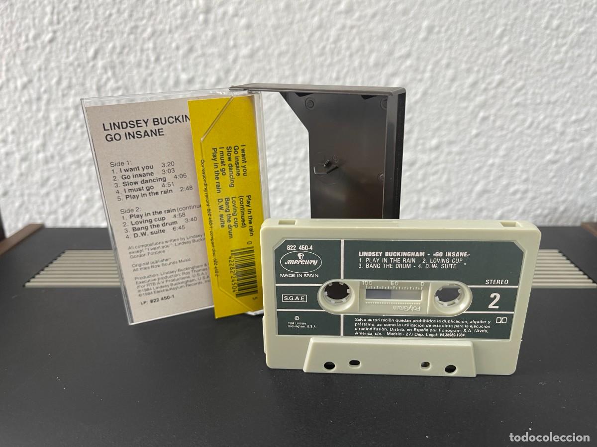 Casetes antiguos: Lindsey Buckingham - Go Insane cassete - Foto 2