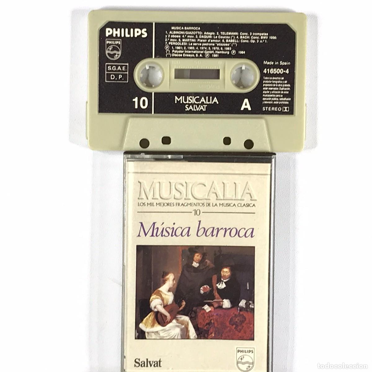 Casetes antiguos: Musicalia SALVAT ● Cassette N&ordm; 10 ● M&uacute;sica Barroca