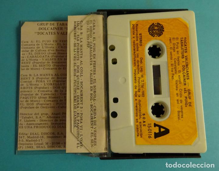 Casetes antiguos: TOCATES VALENCIANES. GRUP DE TABALETERS I DOL&Ccedil;AINERS EL PUIG - Foto 2