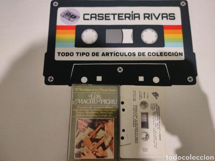 Casetes antiguos: CASETE - EK SORTILEGIO DE LAS FLAUTAS INDIAS - VOL. 2 - LOS MACHU PICHU - CASSETTE