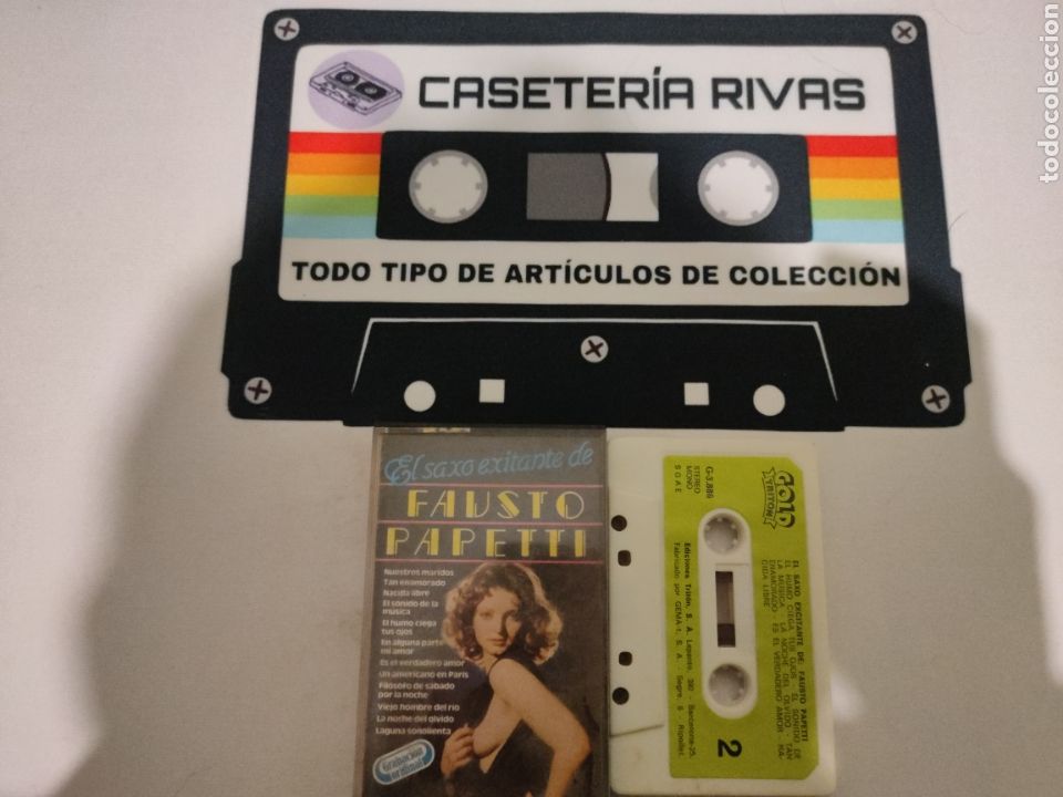 Casetes antiguos: CASETE - EL SAXO EXITANTE DE FAUSTO PAPETTI - Foto 1