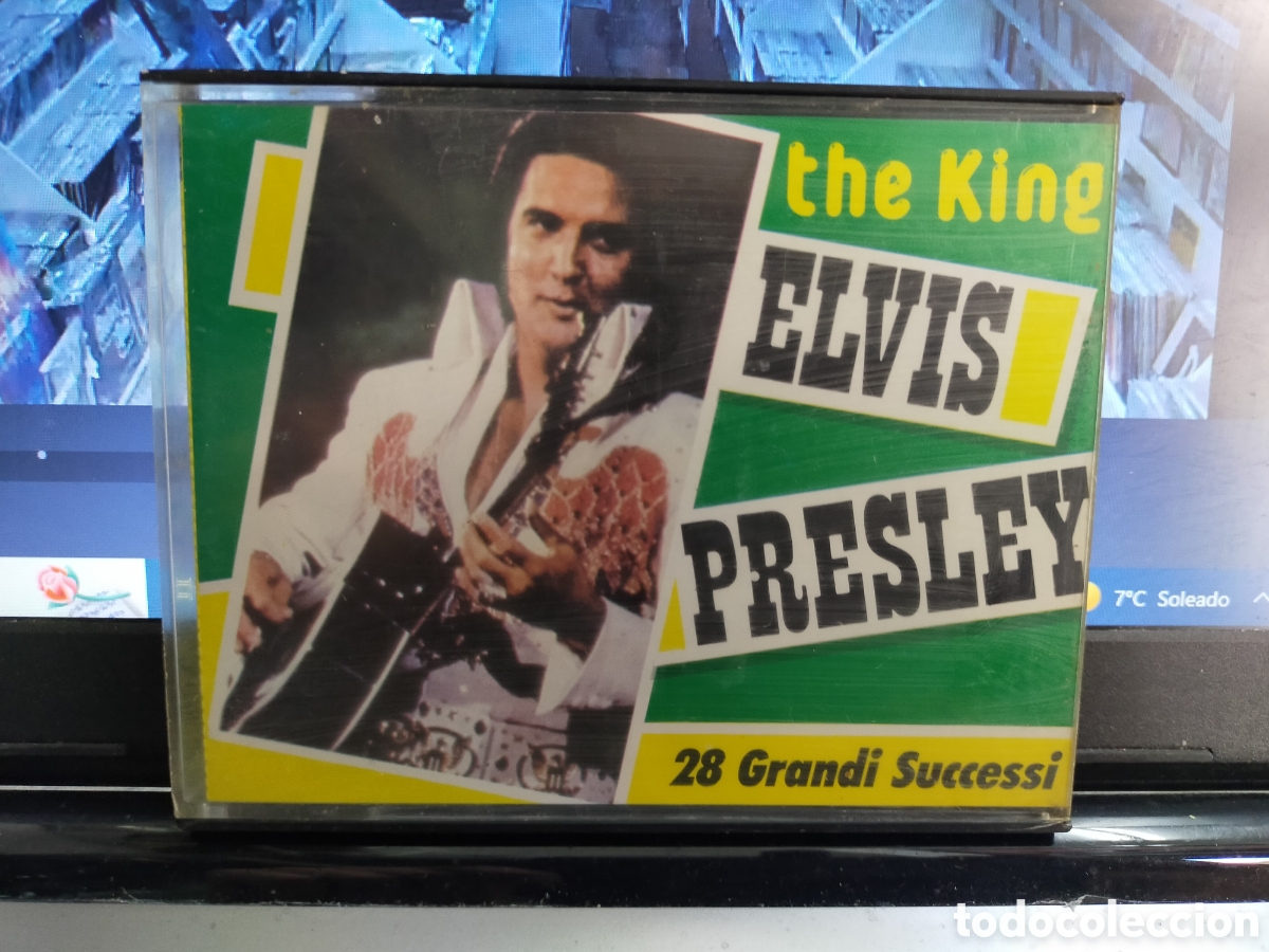 Casetes antiguos: The King Elvis Presley doble casete 28 grandi successi Italia 1987