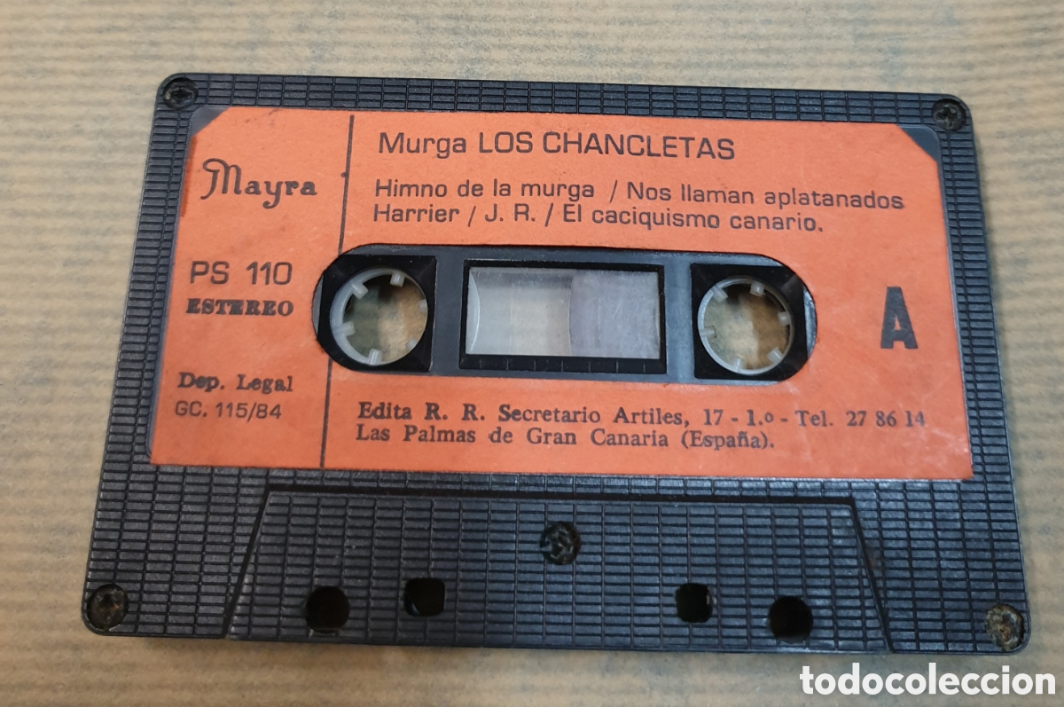 Casetes antiguos: Cassette murga Los Chancletas