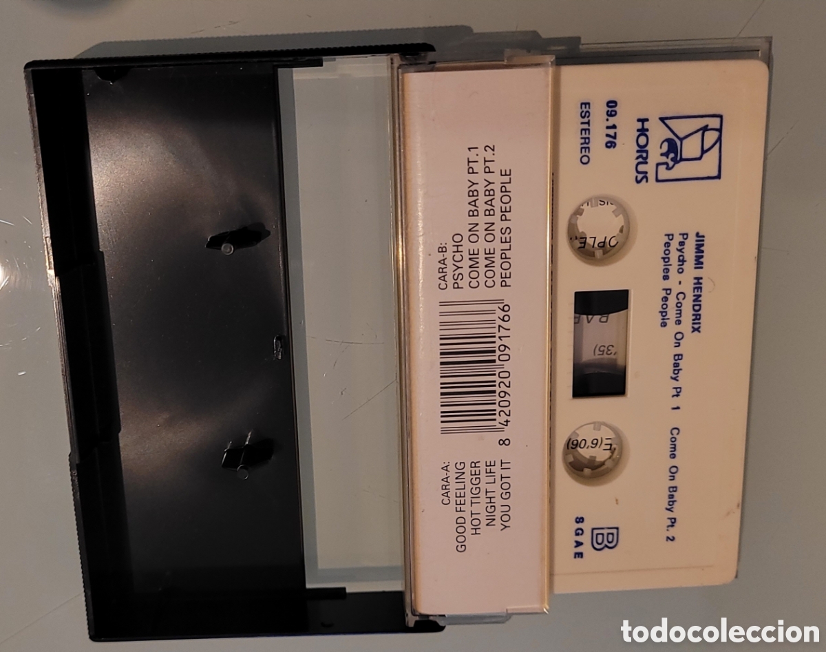 Casetes antiguos: Jimi Hendrix ediciones Horus original - Foto 2