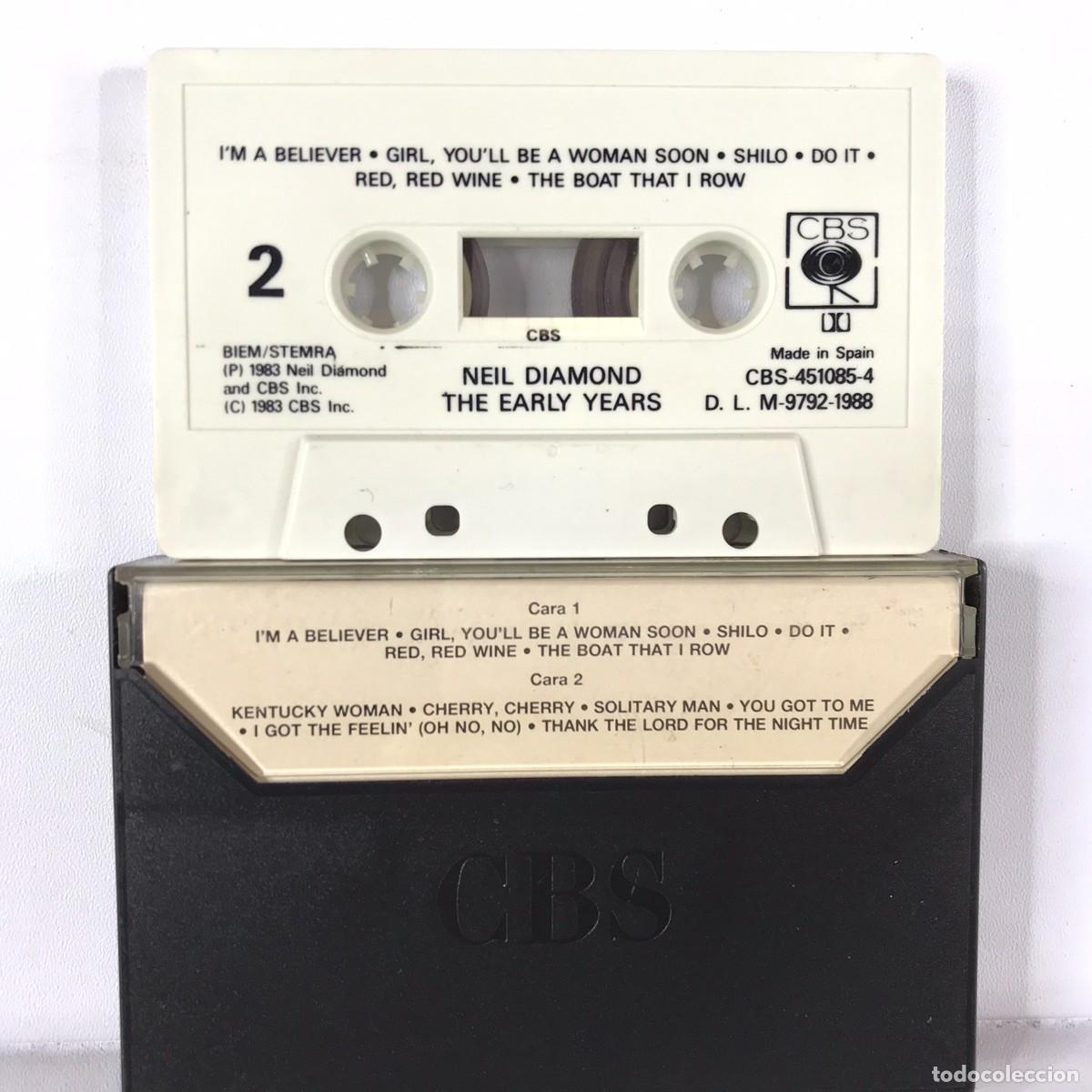 Casetes antiguos: Neil Diamond ● Classics The Early Years ● Cassette, Compilation - Foto 2