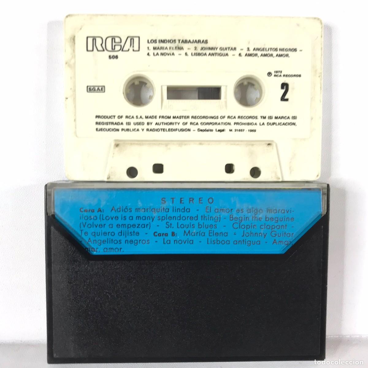 Casetes antiguos: Los Indios Tabajaras ● Los Indios Tabajaras ● Cassette, Compilation, Reissue, Stereo RCA - Foto 2