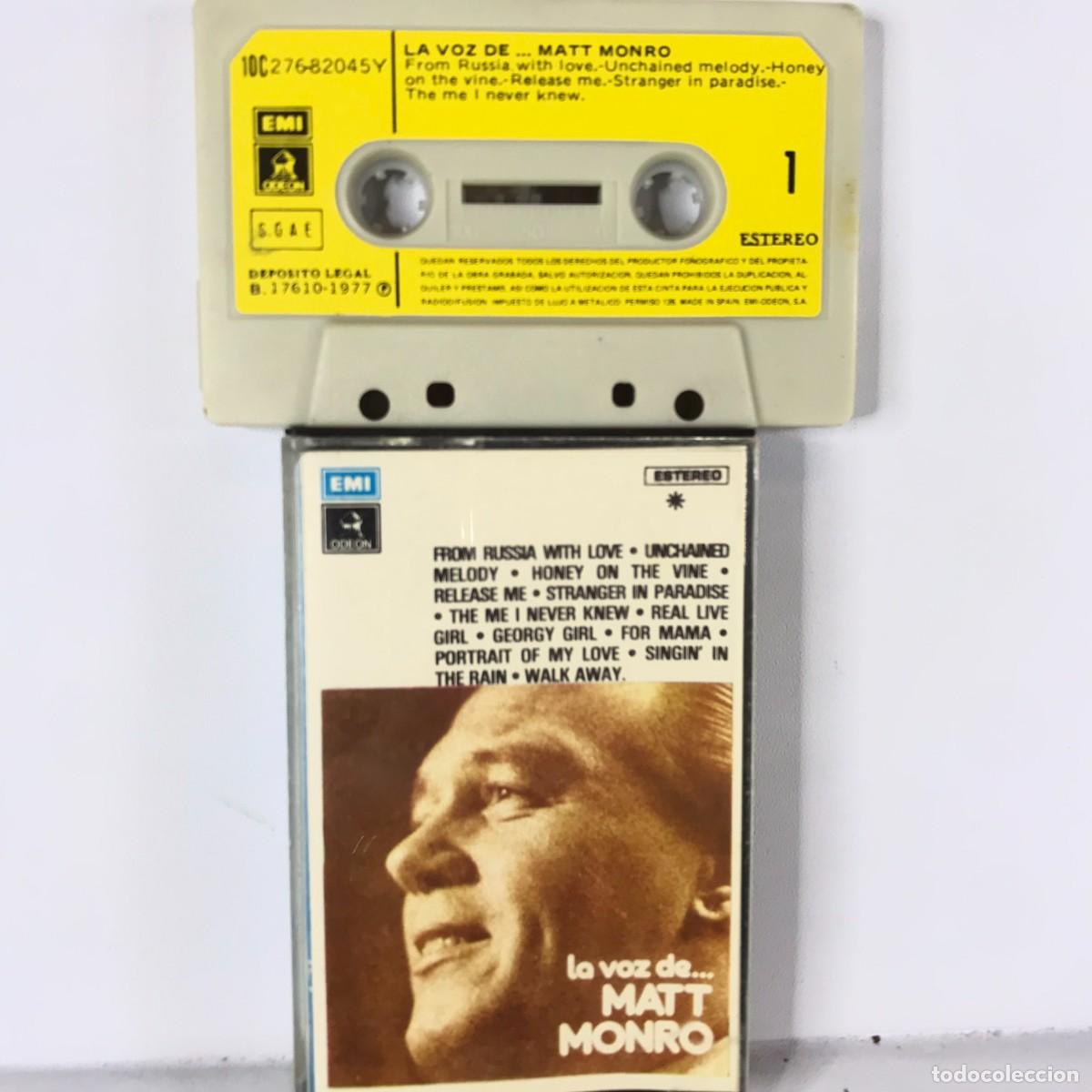 Casetes antiguos: Matt Monro ● La Voz De... Matt Monro ● Cassette, Compilation - Foto 1