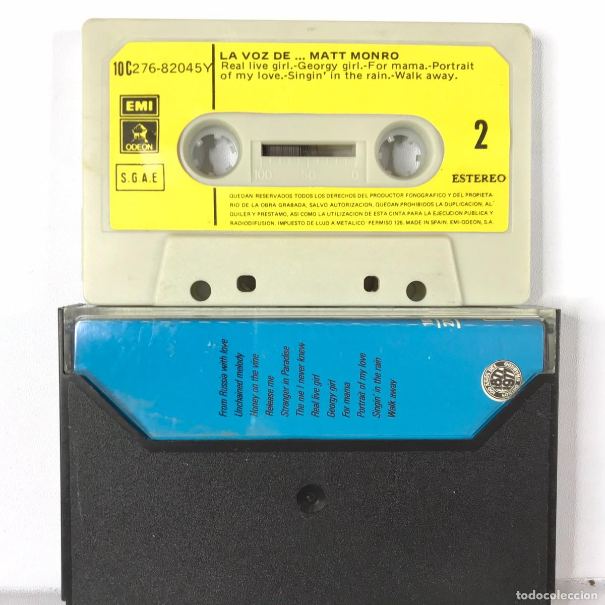 Casetes antiguos: Matt Monro ● La Voz De... Matt Monro ● Cassette, Compilation - Foto 2