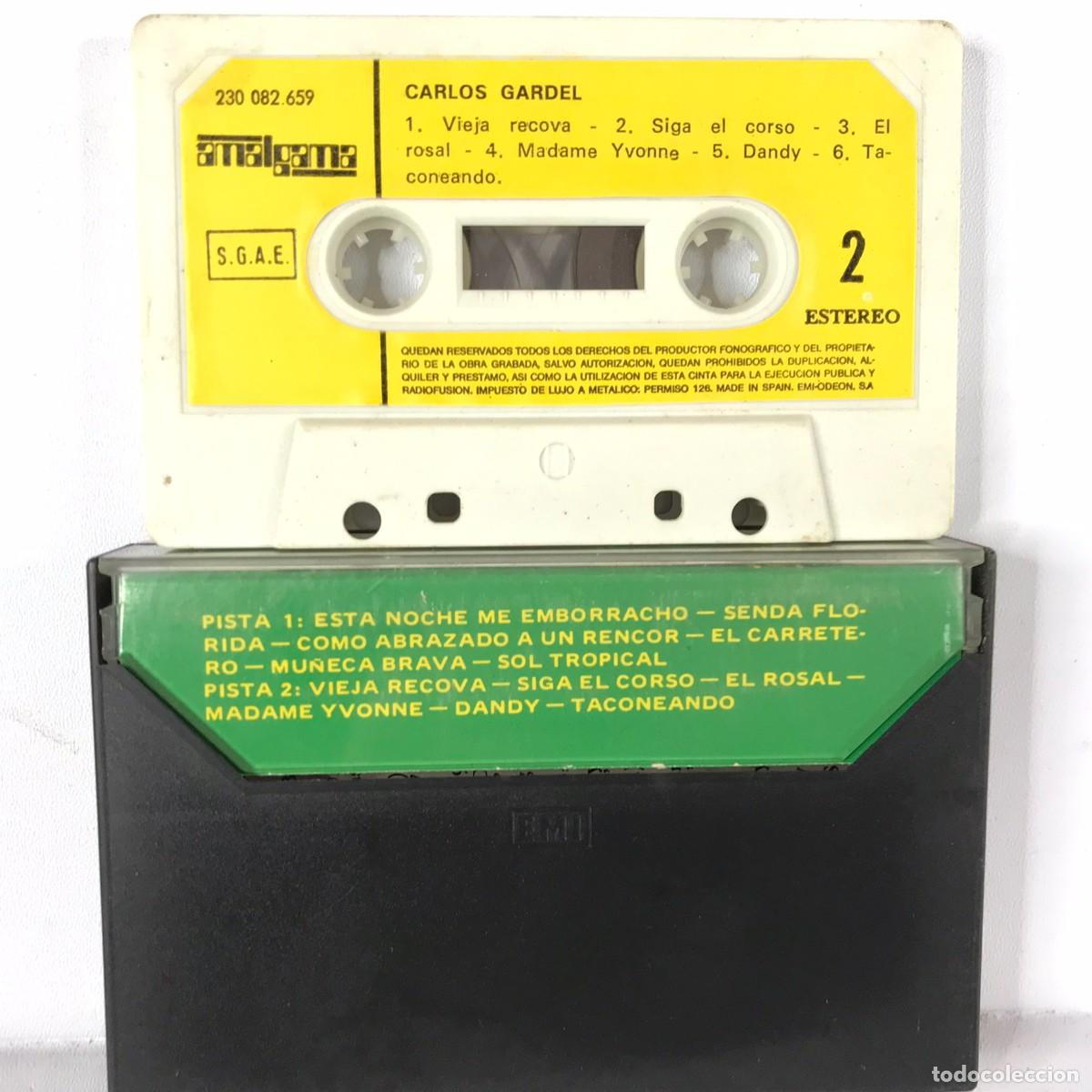 Casetes antiguos: Carlos Gardel ● Grandes &Eacute;xitos ● Cassette, Compilation, Reissue - Foto 2