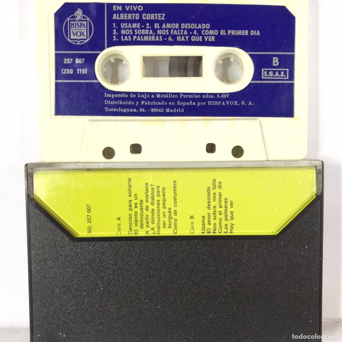 Casetes antiguos: Alberto Cortez ● En Vivo ● Cassette (1) , Compilation - Foto 2