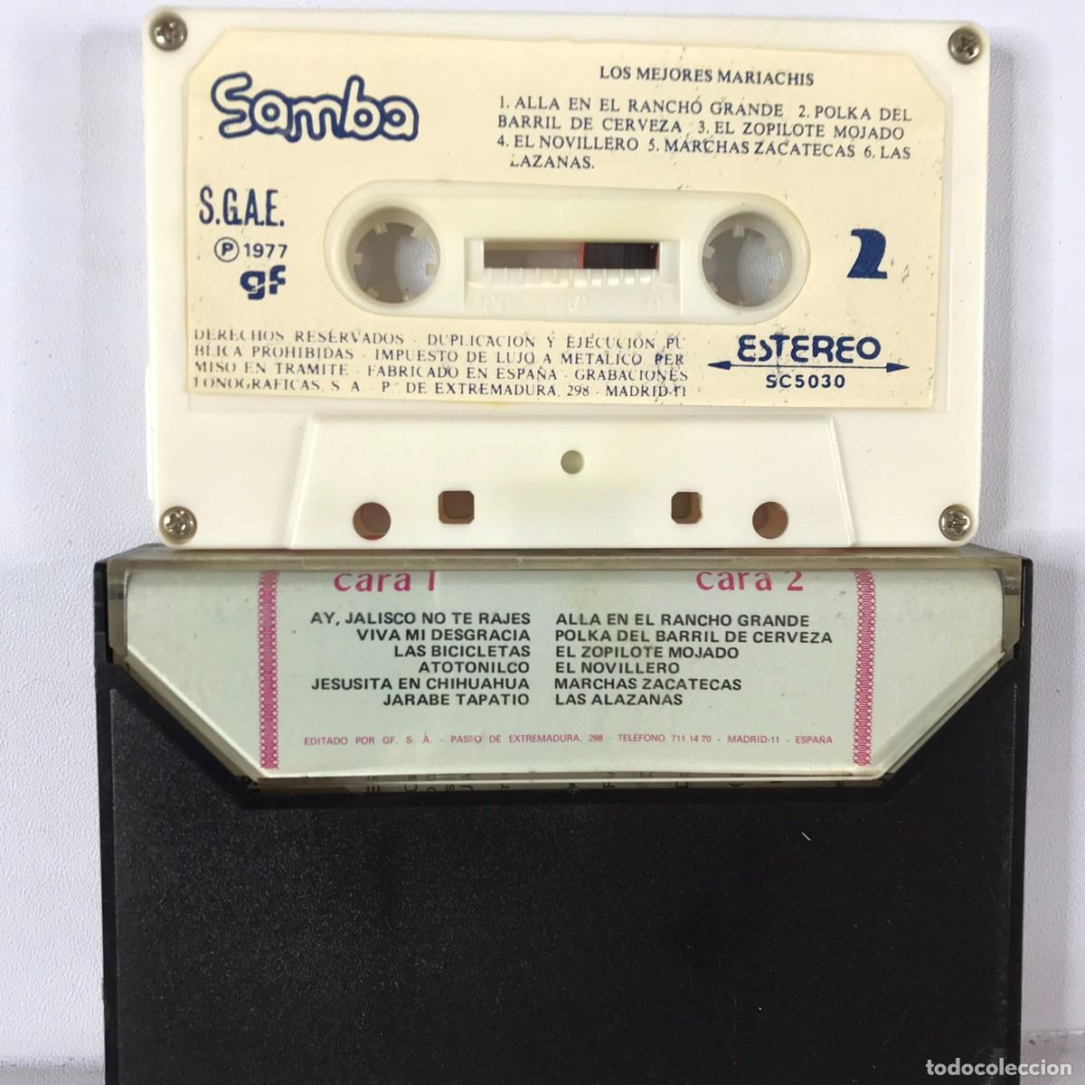 Casetes antiguos: Various ● Los Mejores Mariachis ● Cassette, Compilation, Stereo - Foto 2