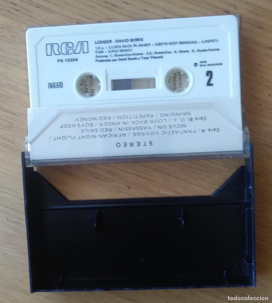 Casetes antiguos: DAVID BOWIE: &rdquo;LODGER&rdquo; CASSETE 1979 - Foto 2