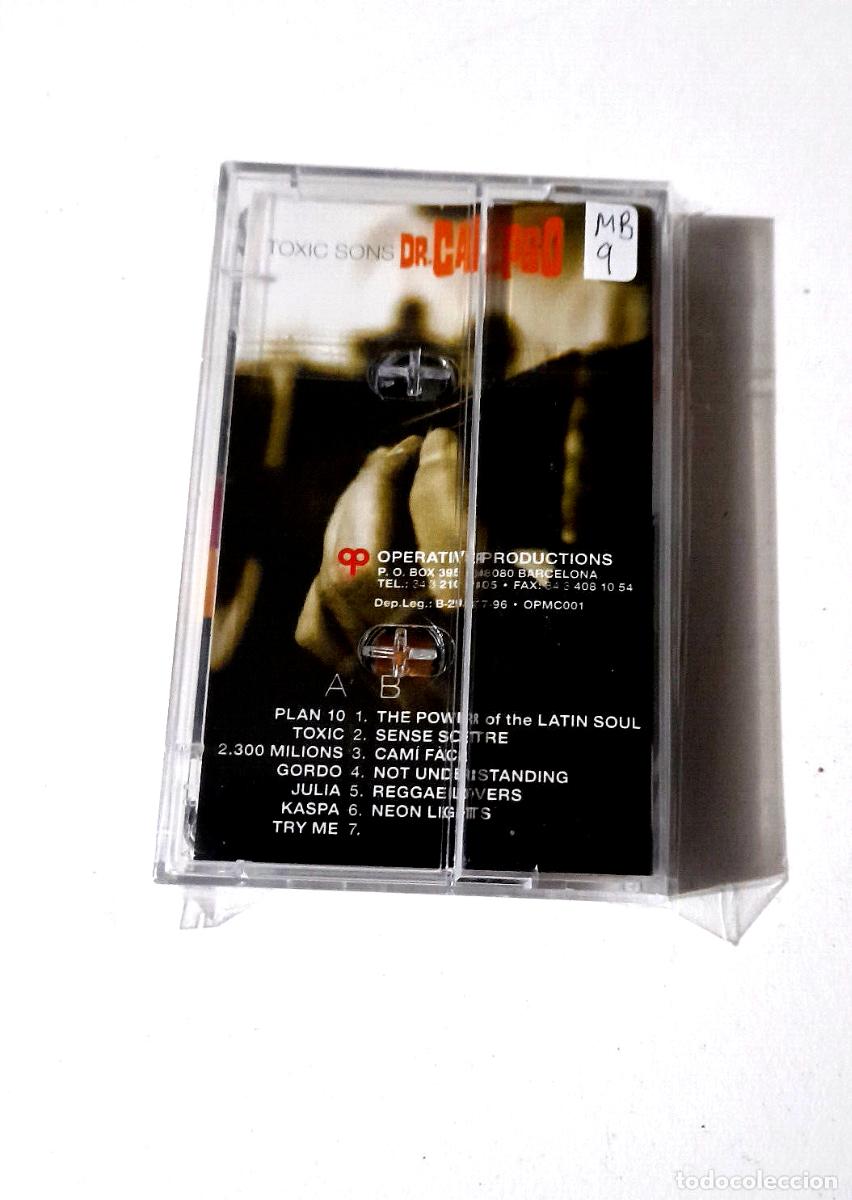 Casetes antiguos: DR CALYPSO &rdquo;TOXIC SONS&rdquo; CASSETTE K7 DR. - Foto 2