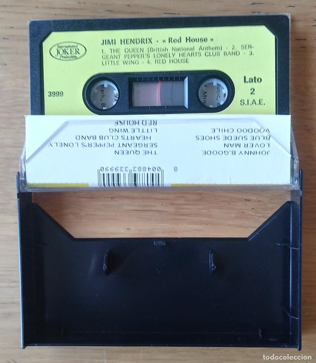 Casetes antiguos: JIMI HENDRIX : &rdquo;RED HOUSE&rdquo; CASSETE 1985 - Foto 2