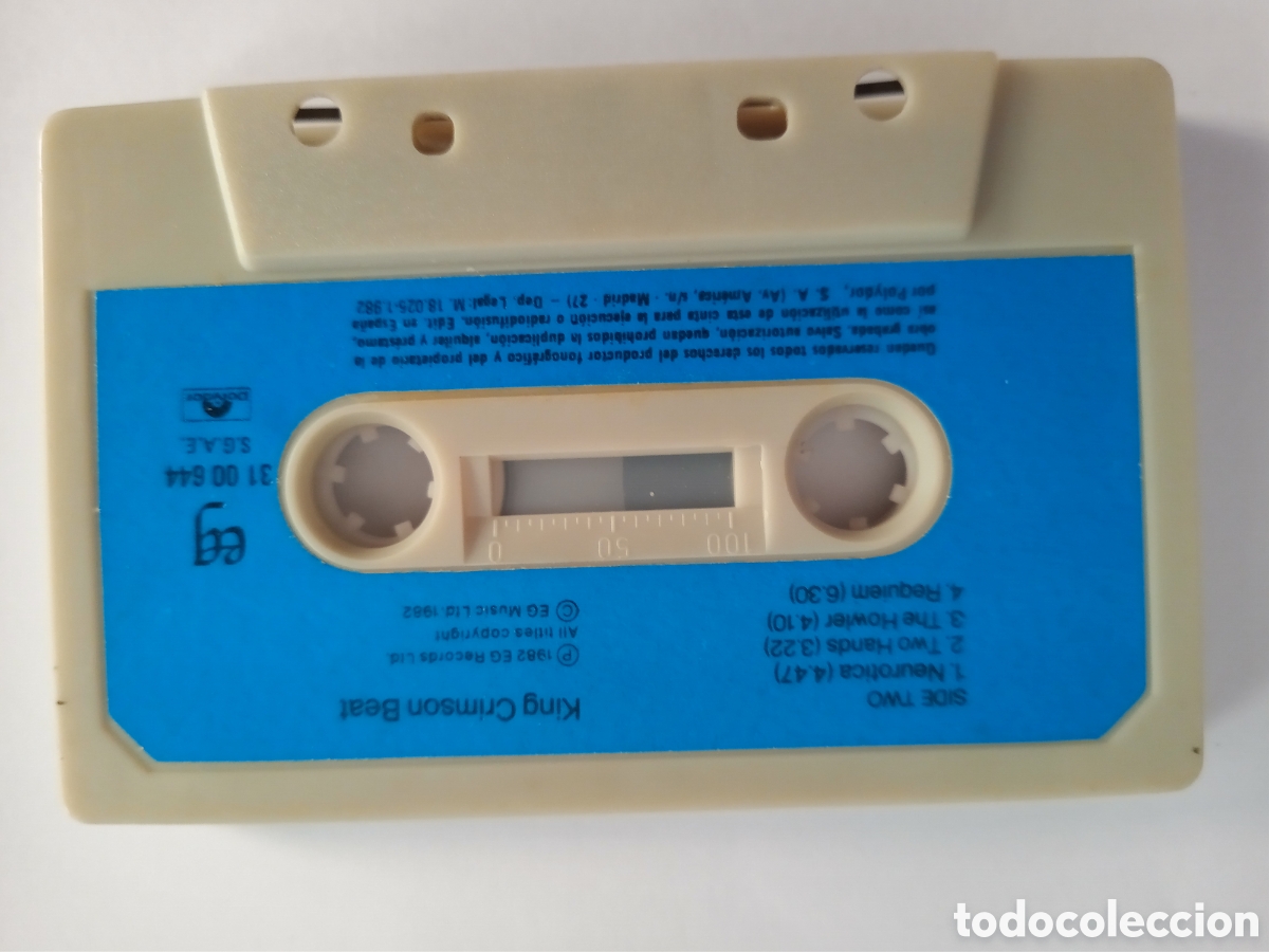 Casetes antiguos: King Crimson Beat en buenas condiciones - Foto 4