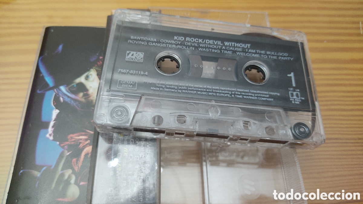 Casetes antiguos: Cinta de cassette de Kid Rock &rdquo; Devil Without A Cause &rdquo; , buen estado - Foto 3
